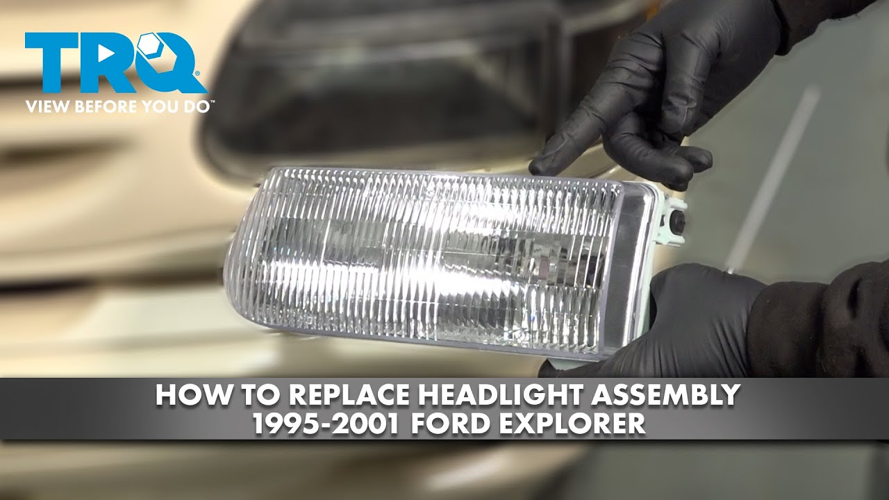 How To Replace Headlight Assembly 1995 2001 Ford Explorer 1a Auto