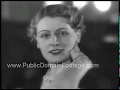 1934 Women's Hair Styles archival footage  PublicDomainFootage.com