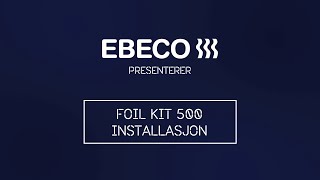 Gulvvarmesett: Foil Kit 500 installasjon (No)