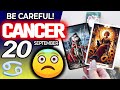 Cancer ♋ HATI-HATI⚠️ WANITA YANG SANGAT BURUK MELAKUKAN INI PADAMU😱🚨 Ramalan bintang hari ini 20 SEPTEMBER 2024 ♋