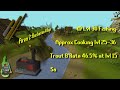 1-99 F2P Cooking & Fishing Guide - OSRS F2P Skill Guide