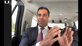 Miami Mayor Francis Suarez Talks To Miami Herbert Business School