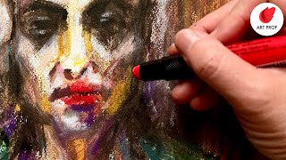 Art Supply Review: Marabu Crayons for Drawing: Lady Gaga in Joke 2