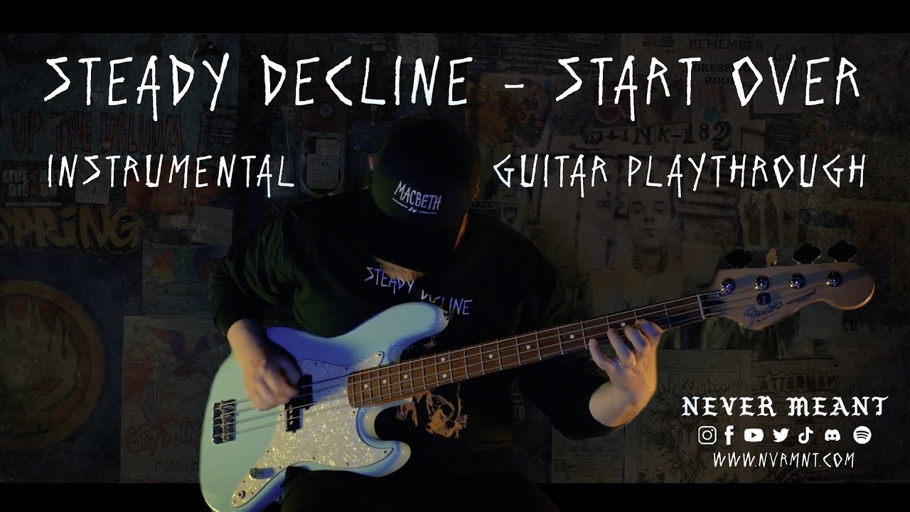Steady Decline Start Over Guitar Playthrough Youtube