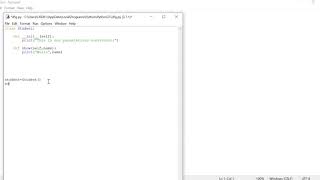 Default Constructor Example in Python