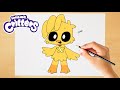 How to draw Cute Kickin Chicken | Poppy Playtime Chapter 3 - Smiling Critters