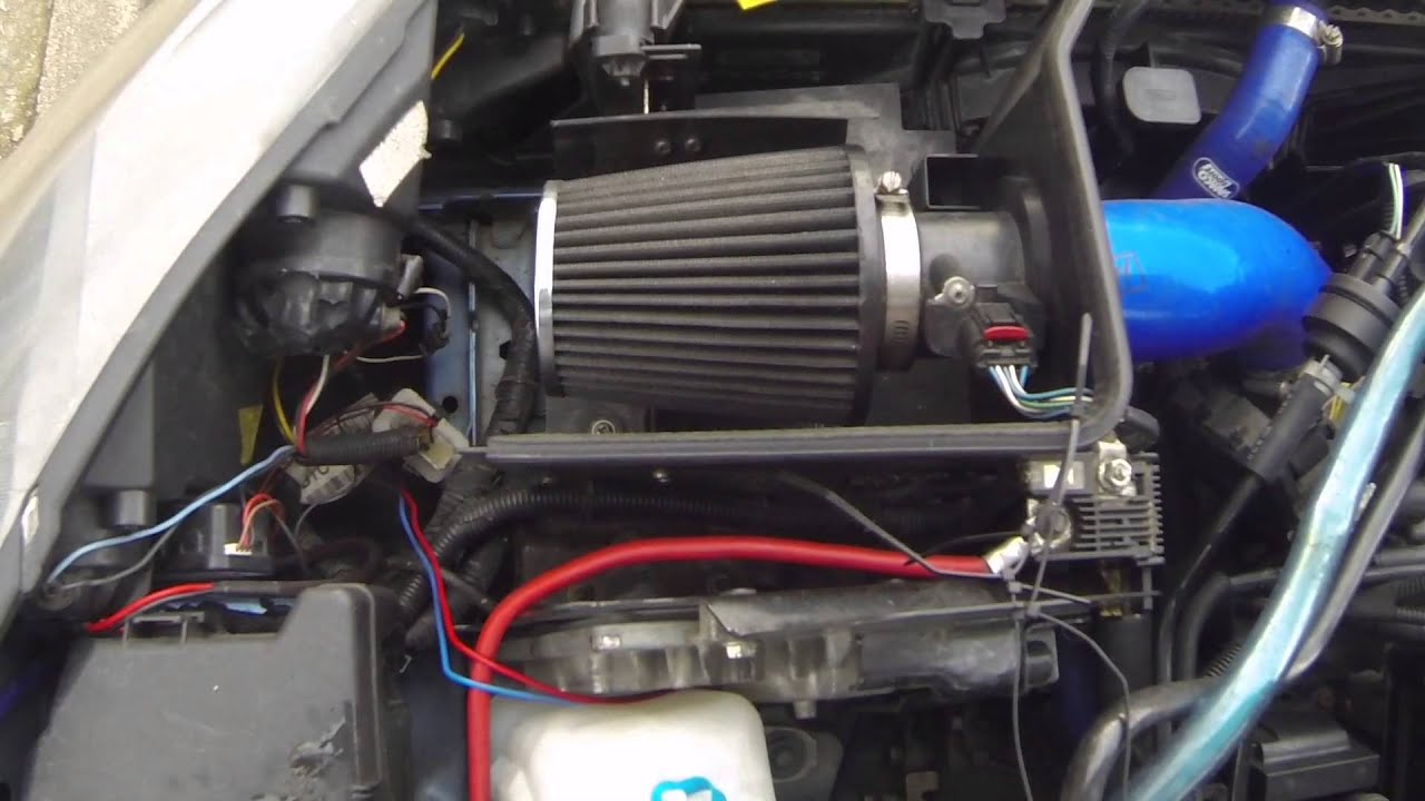 Fiesta Mk7 J1 Induction Kit With K&N Air Filter - YouTube