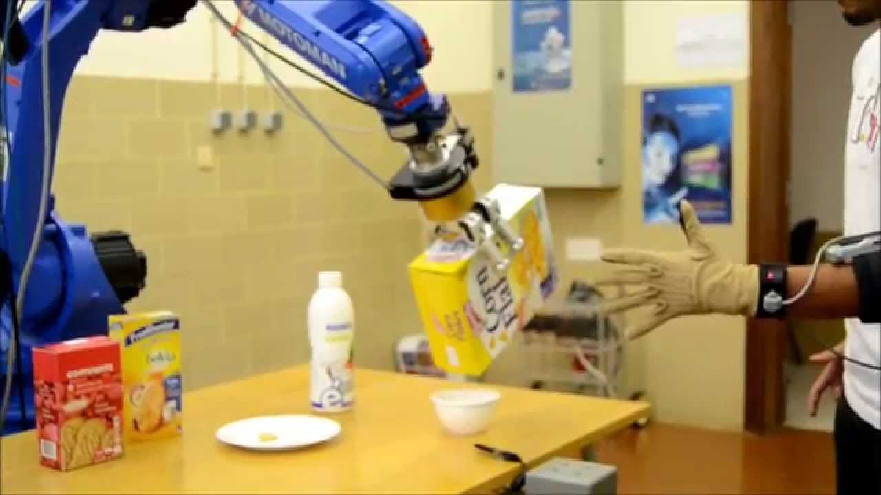 Hand Gesture Based Robot Control - YouTube