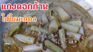 แกงดอกก้านใส่ใบมะกอก |ผักป่าอาหารตามฤดูกาล EP.101