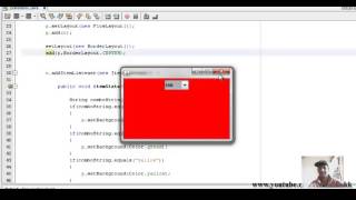 Java Swing Tutorial 13 - JCombobox - Part 2