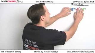 MATHCOUNTS Mini #2 - Counting Methods/Number of Arrangements