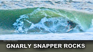 TODAY! Surfing The Gnarly, Rainy, Windy, Sweepy Snapper Rocks Dawn Session! Sunday 19th January 2025