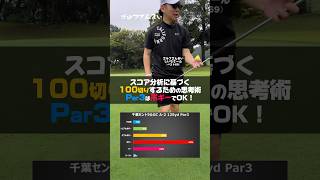 【100切り思考術】Par3はボギー狙い #ゴルフざんまい #ゴルフ #100切り