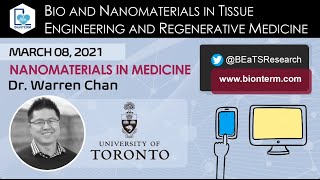 Nanomaterials in Medicine at BioNTERM: March 8, 2021. Free Virtual Conference and Workshop Series