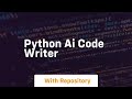 python ai code writer
