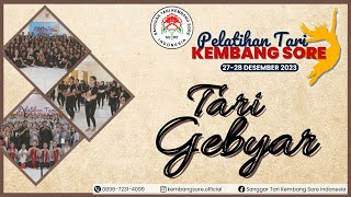 TARI GEBYAR - SANGGAR TARI KEMBANG SORE INDONESIA