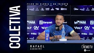 Coletiva com o zagueiro Rafael