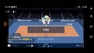 Tunisia w vs Chad w velleyboll Live Match Score African Championship