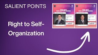 Right to Self-Organization