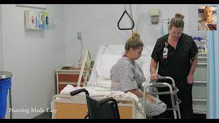 Ohio CNA Skill: Ambulation Using A Gait Belt With A Walker