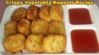 Crispy Vegetable Nuggets Recipe | How To Make Best Nuggets | Vegetable Nuggets Recipe |Veggie Nugget