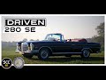 MERCEDES-BENZ 280SE | 280 SE 3.5 1971 | 4K | Drive in top gear V8 Mercedes engine sound | SCC TV