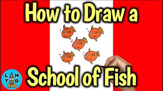 How to Draw a School of Fish