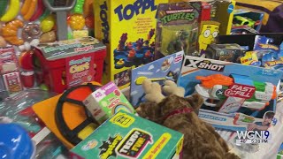 South Side cheerleading and tumbling teams inspire service through toy drive