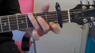 Guitar Capo by Planet Waves (D'Addario) unpacking and test on AJ-220S Epiphone Acoustic Guitar