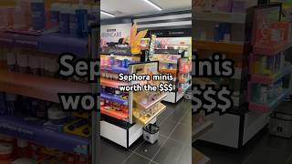 Sephora minis that are worth it #makeup #makeupproducts #sephora #sephorahaul #shopping #skincare