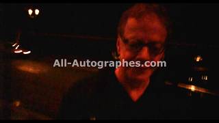 Composer Danny Elfman signing autographs in Paris