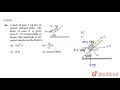 A body of mass 1kg lies on smooth inclined plane. The block of mass `m` is given force `F=10` `N`