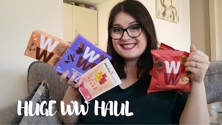 HUGE WW HAUL/UNBOXING!! | MyWW Purple | Weight Loss Journey | WW UK (Weight Watchers)