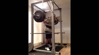 Squat 325lbs x 3 reps.