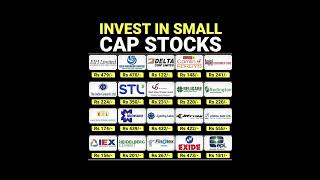 INVEST IN SMALLCAP  STOCKS 🤑 | smallcap best stocks for long term investment #stockmarket