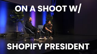 I was invited to film 📷 the President of SHOPIFY in MONTREAL 🇨🇦