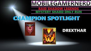 (Drexthar Bloodtwin) Raid Shadow Legends F2P Champion Spotlight