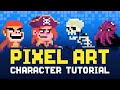 Pixel Art Character Design Tutorial - Step By Step!