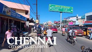 Chennai Outskirts Drive | Porur - Kundrathur Main Road [4K]