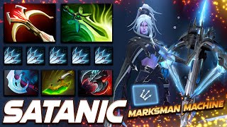 Satanic Drow Ranger Marksman Machine - Dota 2 Pro Gameplay [Watch \u0026 Learn]