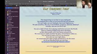 Reflections on "Our Deepest Fear"