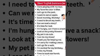 spoken english | daily usage sentences | simple entrances in english | youtube