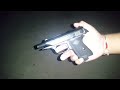 9mm bruni new police model replica gun shooting