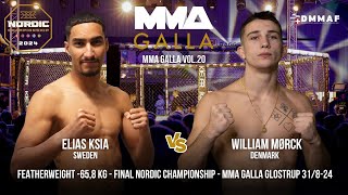 Elias Ksia (Sweden) Vs. William Mørck (Denmark)