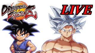 【ドラゴンボールファイターズ】【DRAGON BALL FighterZ】LIVE 孫悟空(身勝手の極意 極)と悟空GTの練習！　全キャラ練習33日目(メインキャラ以外)　サークルマッチ視聴者参戦OK