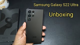 Samsung Galaxy S22 Ultra Unboxing and First Impressions (Phantom Black 256GB Storage/12GB RAM)
