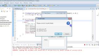 JavaFX Alert dialog example - the code