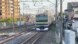 【良い音】E231系1000番代コツS-17編成+コツK-14編成　JR宇都宮線1632E列車白岡低速入線