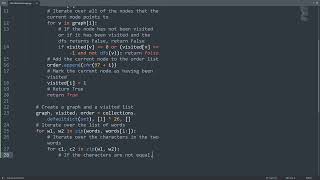 Leetcode 269. Alien Dictionary in Python | Python Leetcode | Python Coding Tutorial | Python ASMR