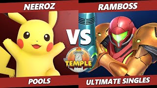 Temple: Hermès Edition - Neeroz (Pikachu) Vs. Ramboss (Samus) SSBU Ultimate Tournament